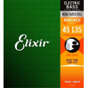Struny pro baskytaru Elixir  14207 Light/Medium Long Scale 45/135