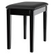 Proline klavírní stolička Model S černá lesklá
